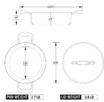Titanium Series 2.5 Quart Sauteuse with Lid - Image 3