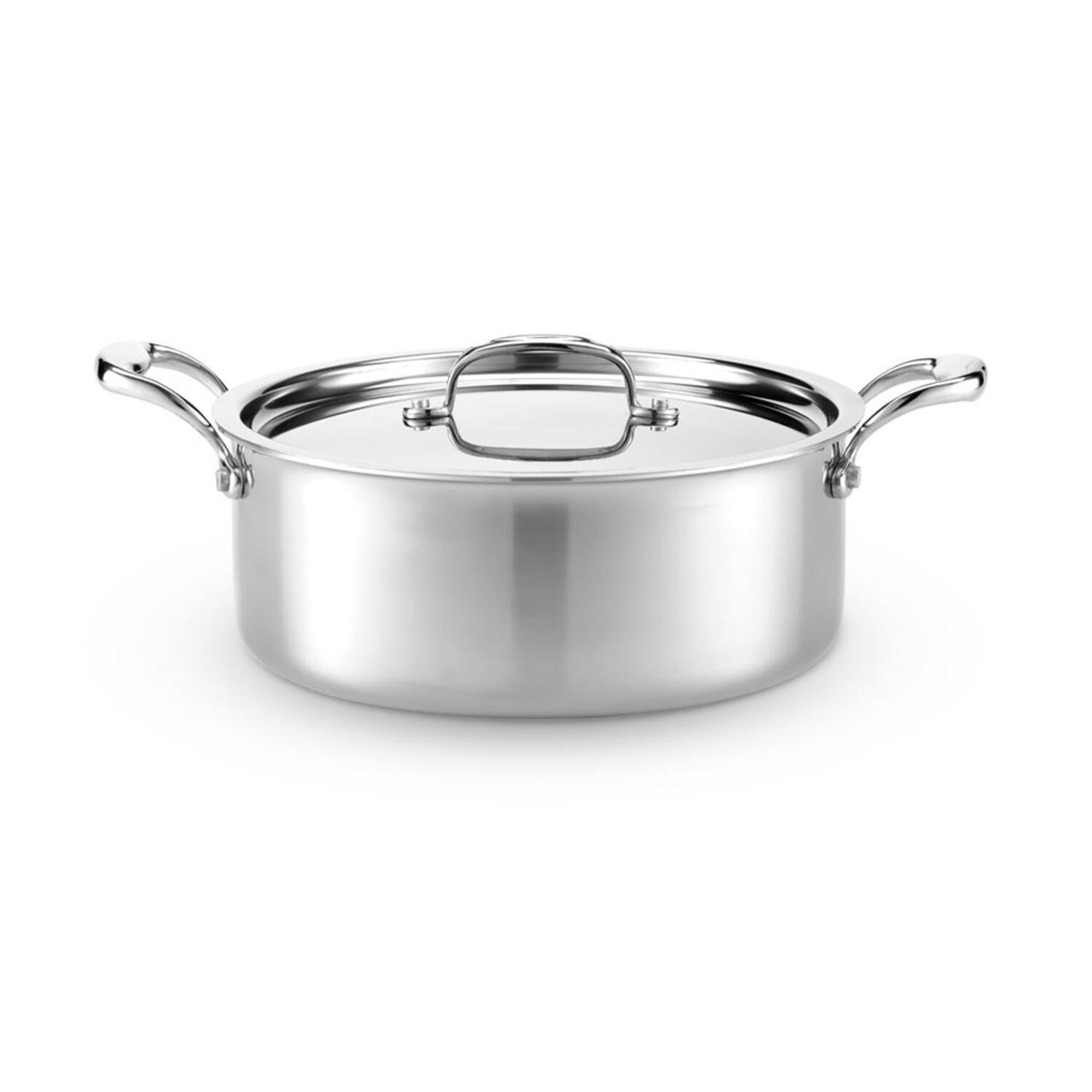 HSC-14306-1_b9884e94-a83d-444d-bf7f-4db7805fafb0 Titanium Series 6 Quart Rondeau with Lid - Image 1