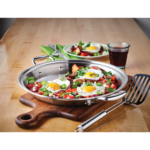 Titanium Series 13.5" Paella Pan with Lid - Image 3