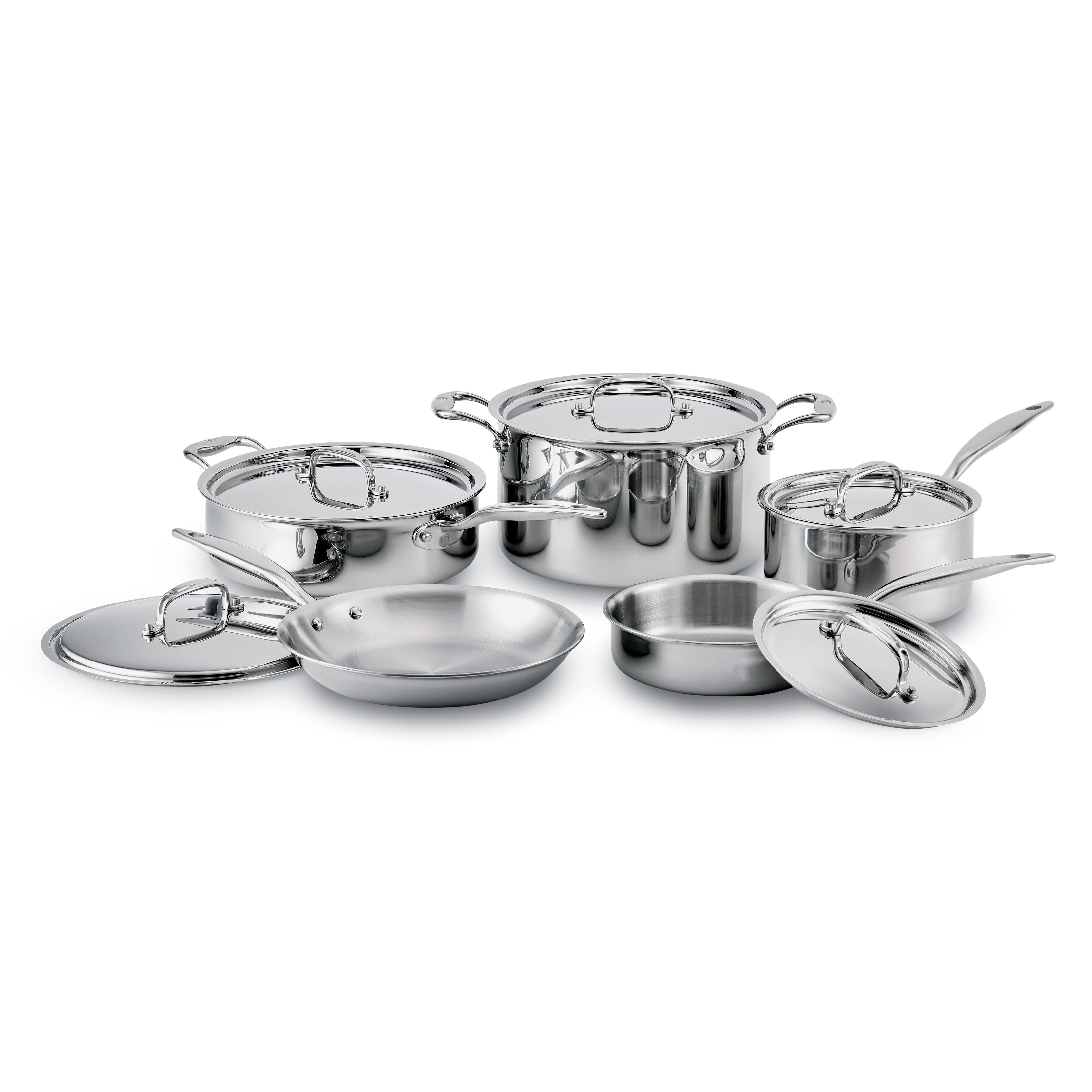 HSC-17002_7341712a-f83e-4d50-9e46-2cb27ba0c239 Titanium Series 10 Piece Cookware Set - Image 1
