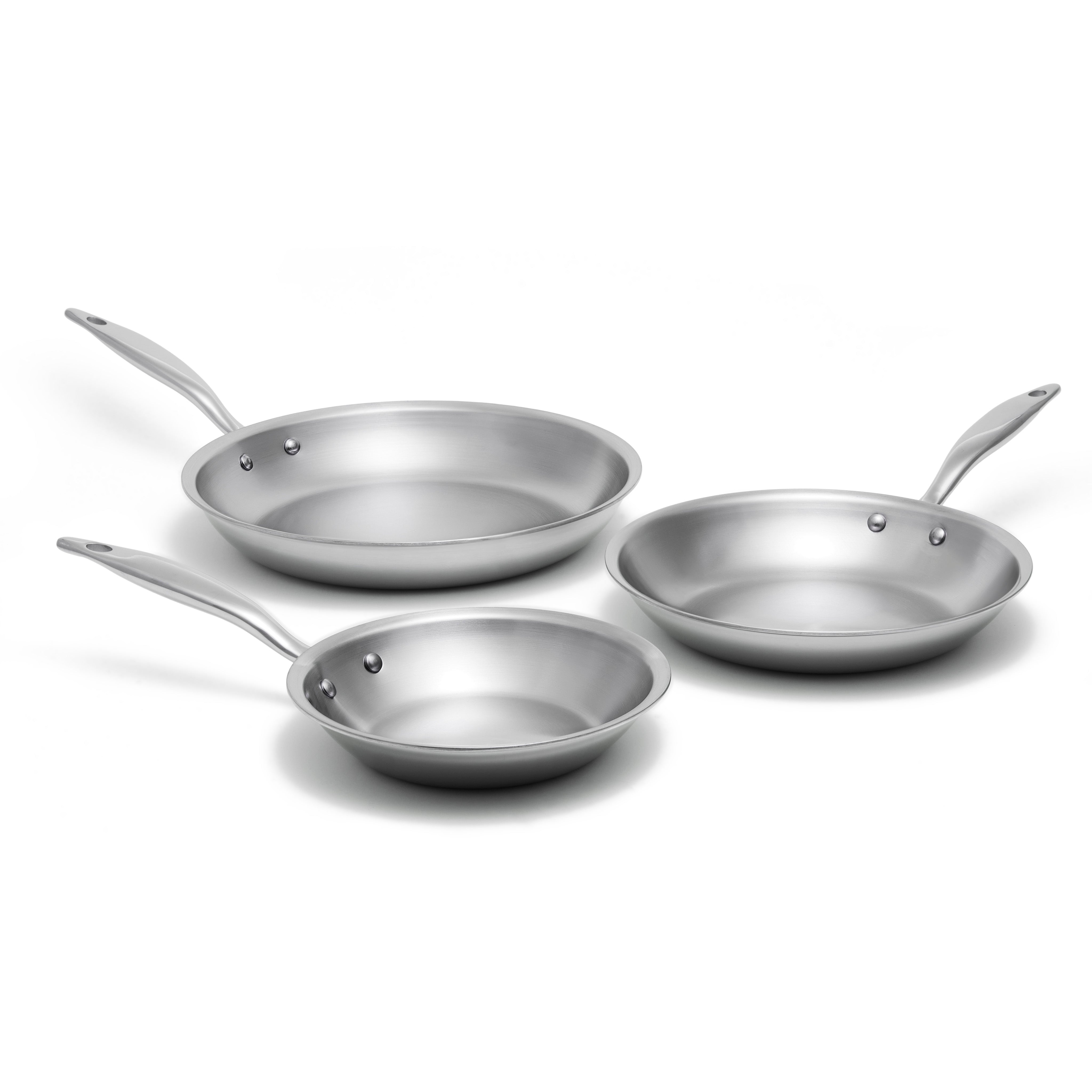 HSC-17403 Titanium Series 3 Piece Fry Pan Set - Image 1