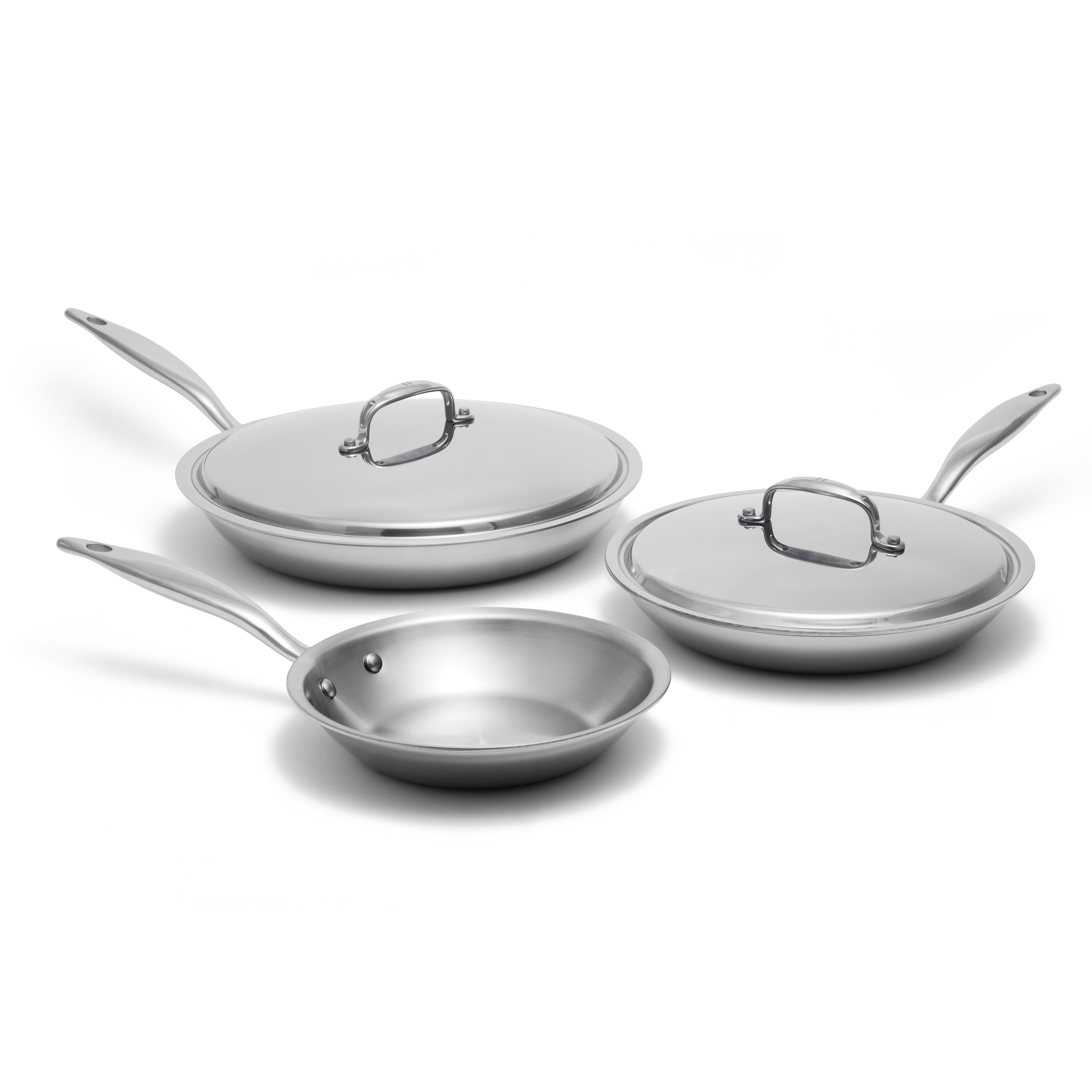 HSC-17405_36aaabbb-e0e9-423d-8d56-7aca14ae597b Titanium Series 5 Piece Fry Pan Set - Image 1