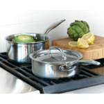 Titanium Series 3 Quart Saucepan with Lid - Image 3